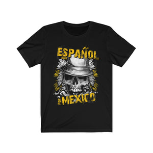 Beautiful Espanol For Mexico Skull Hat T-Shirt