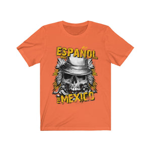 Beautiful Espanol For Mexico Skull Hat T-Shirt