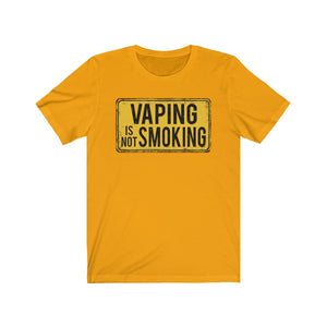 Vaping Is Not Smoking